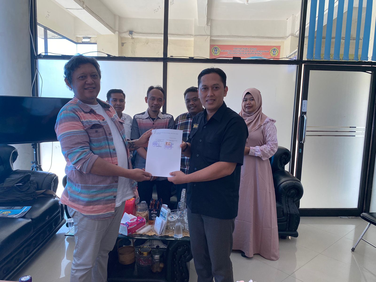 Penandatanganan Kerjasama FKIP Universitas PGRI Banyuwangi dengan Museum Huruf Jember