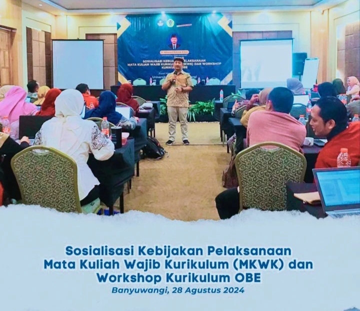 Sosialisasi Kebijakan Pelaksanaan Mata Kuliah Wajib Kurikulum (MKWK) dan Workshop Kurikulum Outcome-Based Education (OBE)