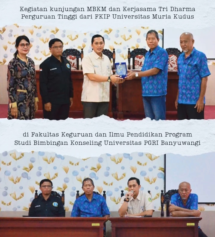 Penandatanganan Kerjasama Tri Dharma Perguruan Tinggi dan Program MBKM antara FKIP UNIBA dengan FKIP UMK
