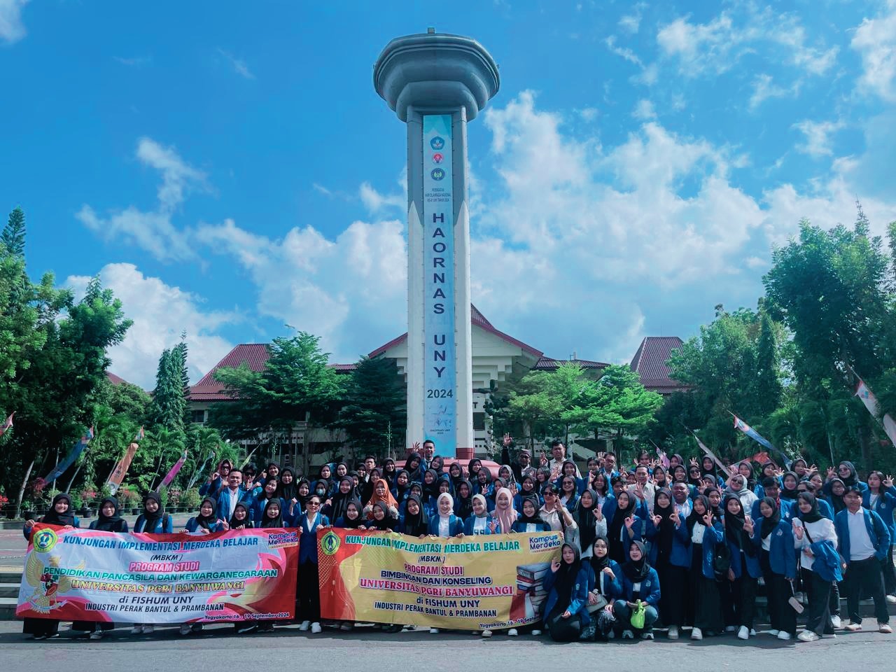 Kunjungan Implementasi MBKM FKIP Universitas PGRI Banyuwangi di Fakultas Ilmu Sosial, Hukum, dan Ilmu Politik Universitas Negeri Yogyakarta Tahun 2024