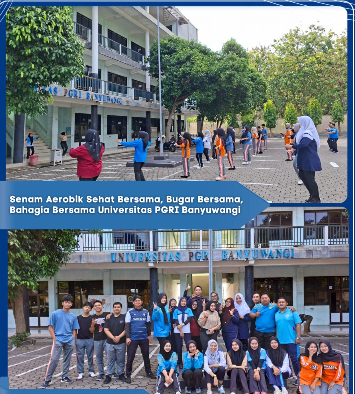 Kegiatan Rutin Senam "Sehat Bersama, Bugar Bersama, Bahagia Bersama"