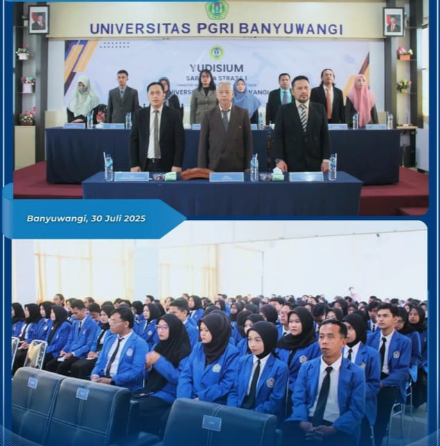 Yudisium Strata 1 Semester Genap Tahun Akademik 2024-2025 Universitas PGRI Banyuwangi