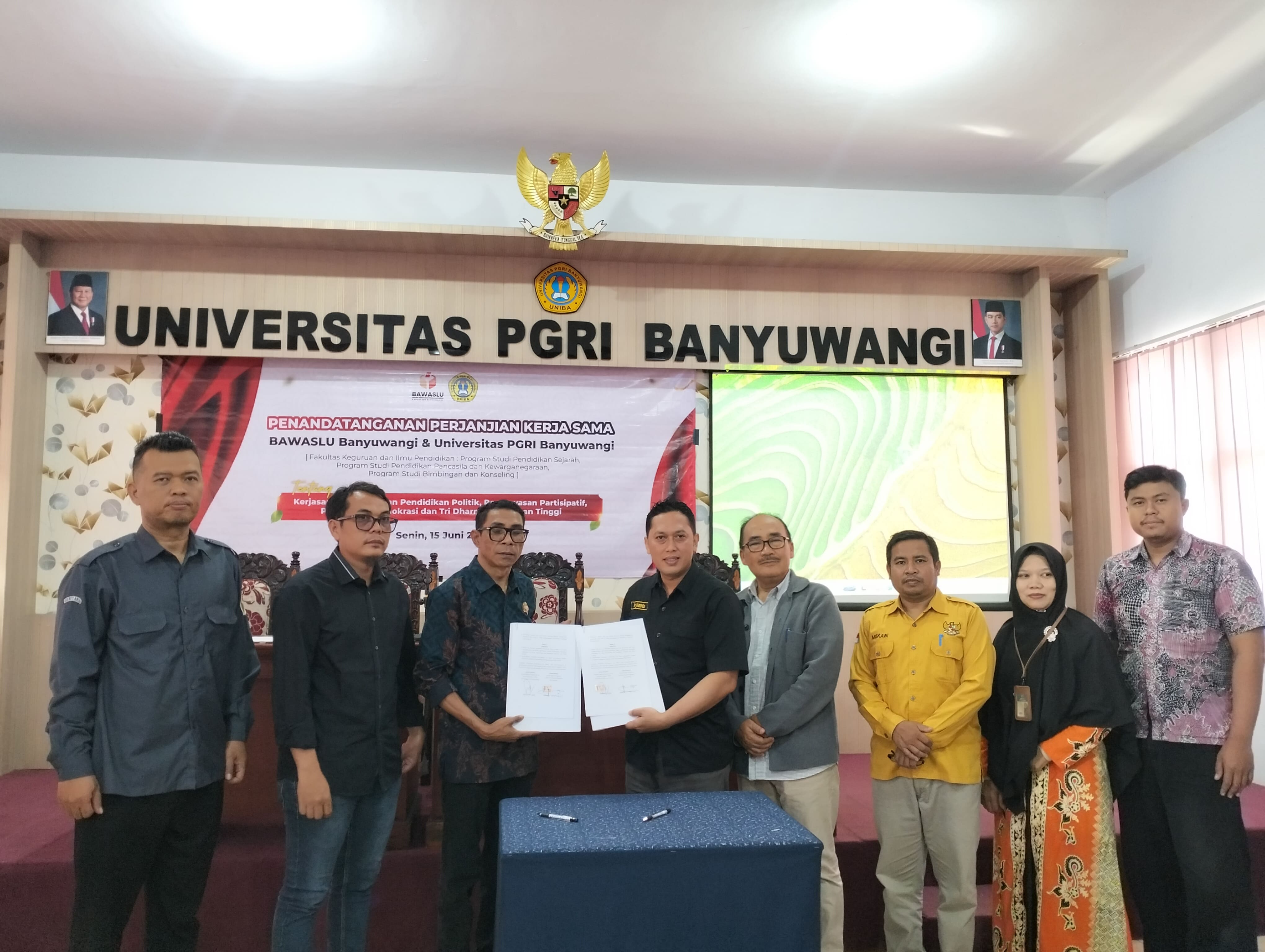 Kerjasama FKIP dengan BAWASLU Kabupaten Banyuwangi